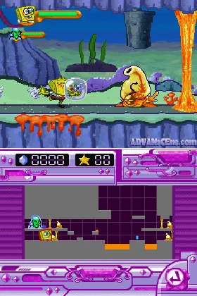 SpongeBob SquarePants featuring Nicktoons - Globs of Doom (USA) (En,Fr) screen shot game playing